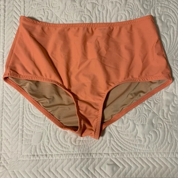 Jessica Rey swimwear size Medium swim dress striped pink skirt bathing suit - Picture 7 of 11